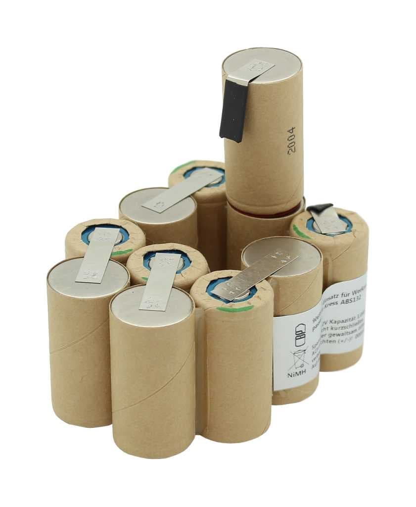Batterie de remplacement pour Kress ABS132 13.2 Volt 2000mAh, batterie NiMH pour installation autonome