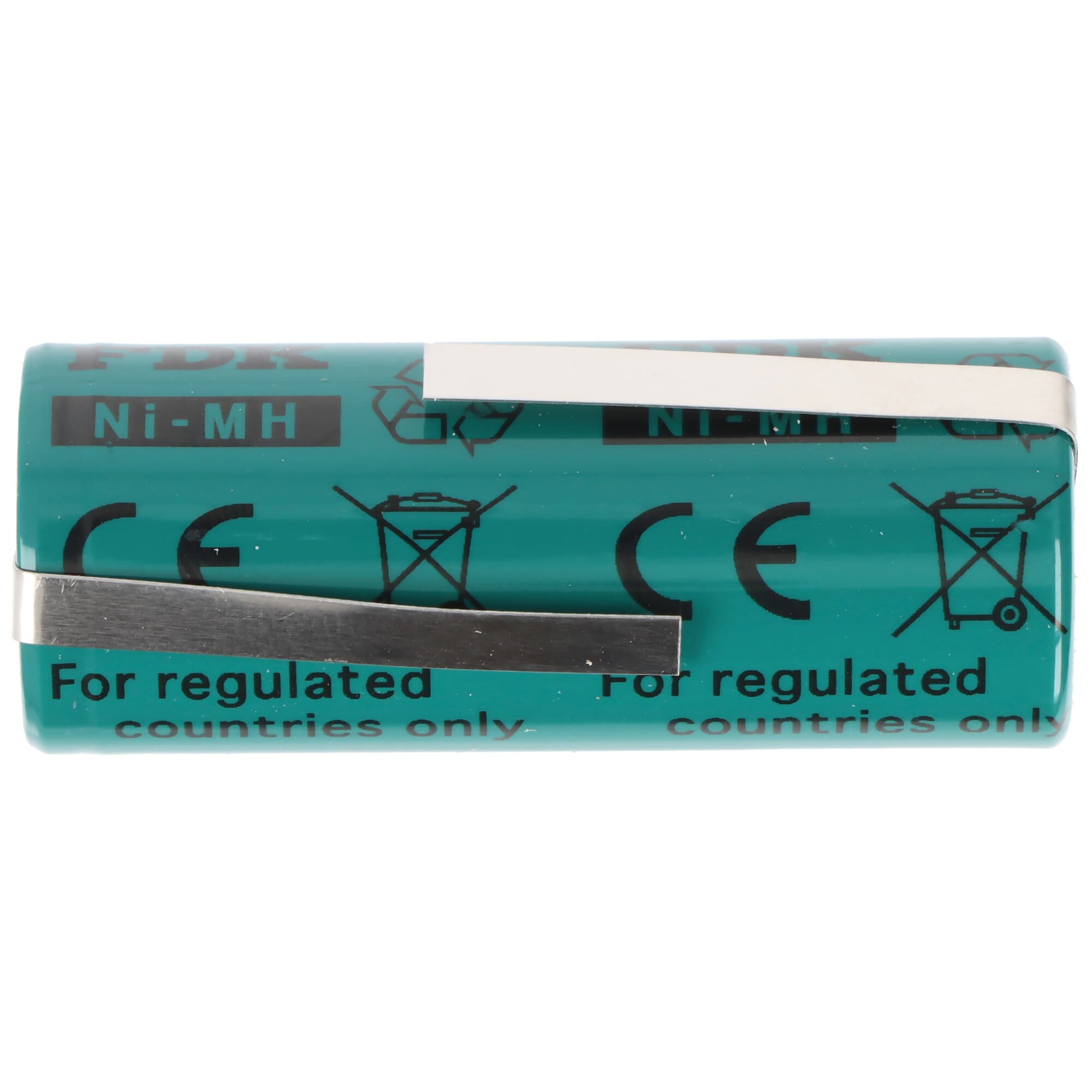 2 pièces NiMH 2150mAh 4 / 5A, 43x17mm pour la série Braun Oral-B Triumph (veuillez vérifier les dimensions)