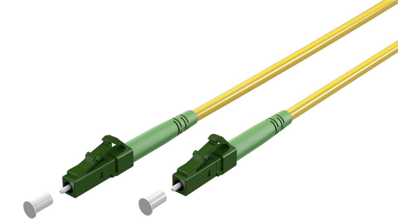 Câble à fibre optique Goobay (FTTH), monomode (OS2) jaune, (simplex)