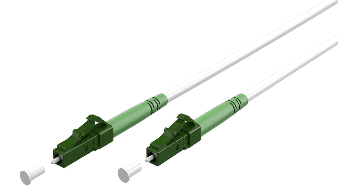 Câble à fibre optique Goobay (FTTH), monomode (OS2) blanc, (simplex)